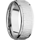 14K White Gold with Treebark1 , Polish Finish