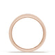 Bezel Set Diamond Wedding Band in Brushed Finish