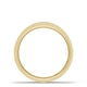 Bezel Set Diamond Wedding Band in Brushed Finish