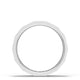 Diamond Faceted - Partial Coverage Wedding Band in High Polish  - 4mm