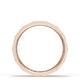 Diamond Faceted - Partial Coverage Wedding Band in Satin Finish  - 4mm