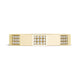 Diamond Faceted - Partial Coverage Wedding Band in High Polish  - 4mm