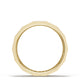 Diamond Faceted - Partial Coverage Wedding Band in Satin Finish  - 4mm