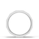 Diamond Faceted - Partial Coverage Wedding Band in High Polish  - 6mm