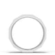 Diamond Faceted - Full Coverage Wedding Band in High Polish  - 6mm