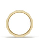 Diamond Faceted - Full Coverage Wedding Band in High Polish  - 6mm