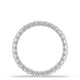 Diamond Edge Satin Finish Wedding Band