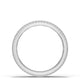 Bevel Edge Diamond Wedding Band in Brushed Finish - 5mm