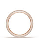 Bevel Edge Diamond Wedding Band in Satin Finish - 5mm