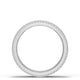 Bevel Edge Diamond Wedding Band in Brushed Finish - 7mm