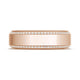 Bevel Edge Diamond Wedding Band in High Polish - 7mm