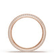 Bevel Edge Diamond Wedding Band in Satin Finish - 7mm