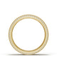 Bevel Edge Diamond Wedding Band in Brushed Finish - 7mm