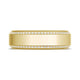 Bevel Edge Diamond Wedding Band in High Polish - 7mm