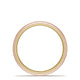 Classic Two-Tone Rounded Wedding Band in Brushed Finish