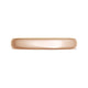 Classic Two-Tone Rounded Wedding Band in High Polish