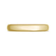 Classic Two-Tone Rounded Wedding Band in High Polish