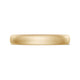 Classic Two-Tone Rounded Wedding Band in Satin Finish