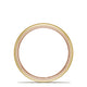 Classic Two-Tone Rounded Wedding Band in Satin Finish