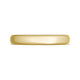 Classic Two-Tone Rounded Wedding Band in High Polish