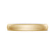 Classic Two-Tone Rounded Wedding Band in Satin Finish