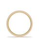Classic Two-Tone Flat Wedding Band in Brushed Finish