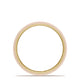 Classic Two-Tone Flat Wedding Band in High Polish