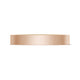 Classic Two-Tone Flat Wedding Band in Satin Finish