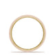 Classic Two-Tone Flat Wedding Band in Satin Finish