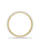 Classic Two-Tone Flat Wedding Band in High Polish