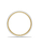 Classic Two-Tone Flat Wedding Band in Satin Finish