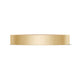 Classic Two-Tone Flat Wedding Band in Satin Finish