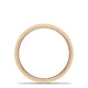 Classic Two-Tone Flat Wedding Band in Satin Finish