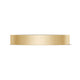 Classic Two-Tone Flat Wedding Band in Satin Finish