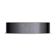 Titanium Two-Tone Flat Wedding Band - 6mm