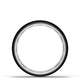 Titanium Two-Tone Round Wedding Band - 6mm