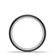 Titanium Two-Tone Round Wedding Band - 4mm