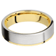 14K Yellow Gold with Polish Finish and Cobalt Chrome Inlay