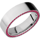 14K White Gold with Bead Finish