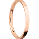 14K Rose Gold with Hammer Finish