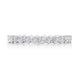 Round Bezel Droplet Wedding Band with Diamond