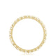 Round Bezel Droplet Wedding Band with Diamond