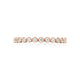 Tacori 18k Rose Gold Sculpted Crescent Diamond Wedding Band (0.2 CTW)