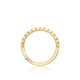 Tacori 18k Yellow Gold Sculpted Crescent Diamond Wedding Band (0.2 CTW)