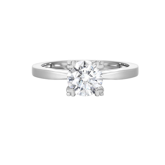Tacori 18k White Gold Solitaire Complete Engagement Ring Setting  (.50 CTW)
