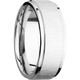 14K White Gold with Crosssatin , Polish Finish