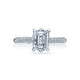 Tacori 18k White Gold Simply Tacori Engagement Ring Setting (0.06CTW)