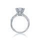 Tacori 18k White Gold Simply Tacori Round Diamond Engagement Ring Setting (0.17 CTW)
