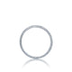 Tacori 18k White Gold Simply Tacori Diamond Wedding Band (0.32 CTW)