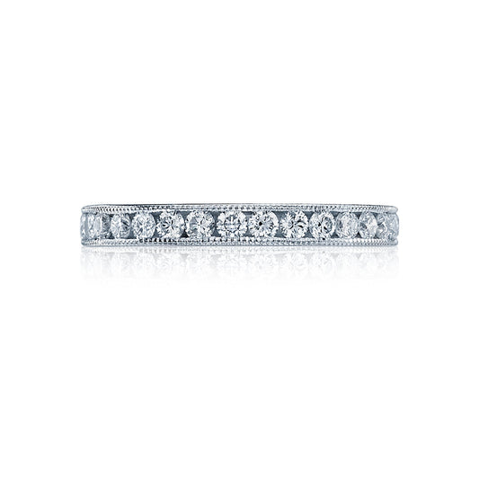 Tacori 18k White Gold Simply Tacori Diamond Eternity Wedding Band (0.46 CTW)